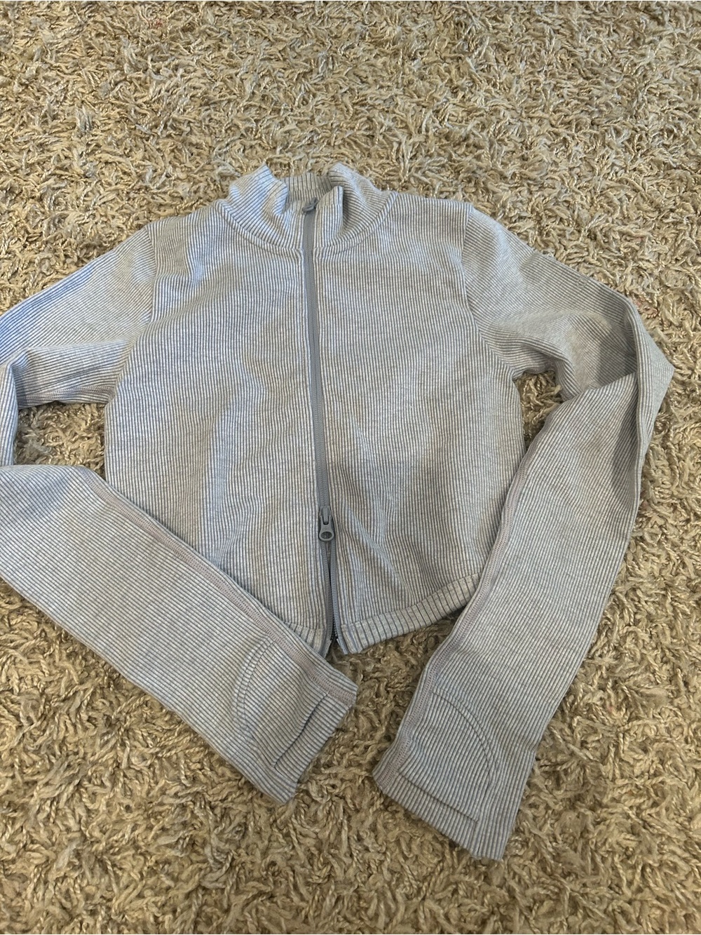 Alo Yoga  Ribbed Zip-Up Jacket XS